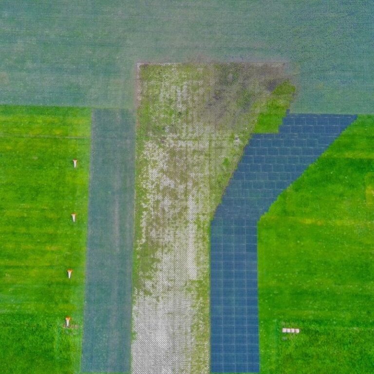 Forlængelse af flyvesæsonen med græsarmering af landingsbane