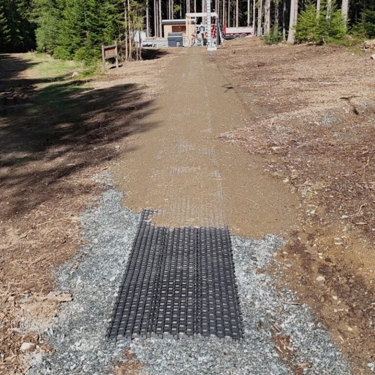 Stabilisering af liftspor i bikepark
