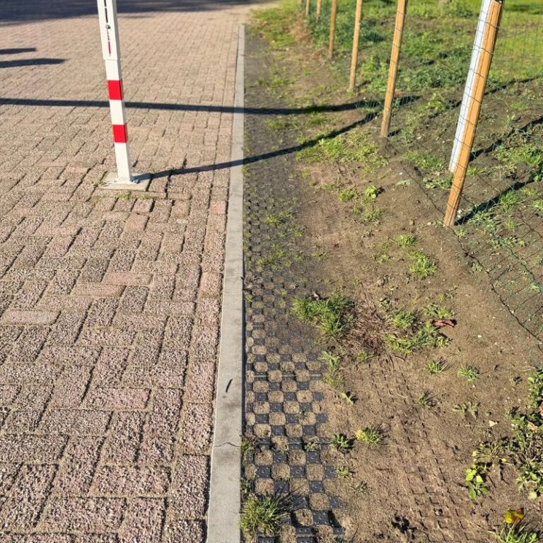 Græsarmering på en campingplads i Holland (2)